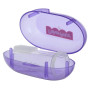 Fisher-Price Silicone Finger Brush with Case Purple (1016410)
